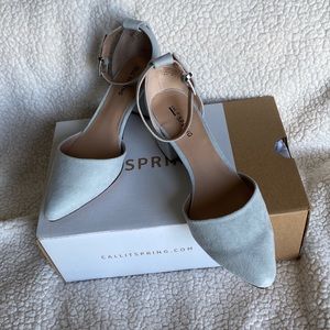 Call It Spring Aiven Pointed Toe Casual Ankle Strap Shoes